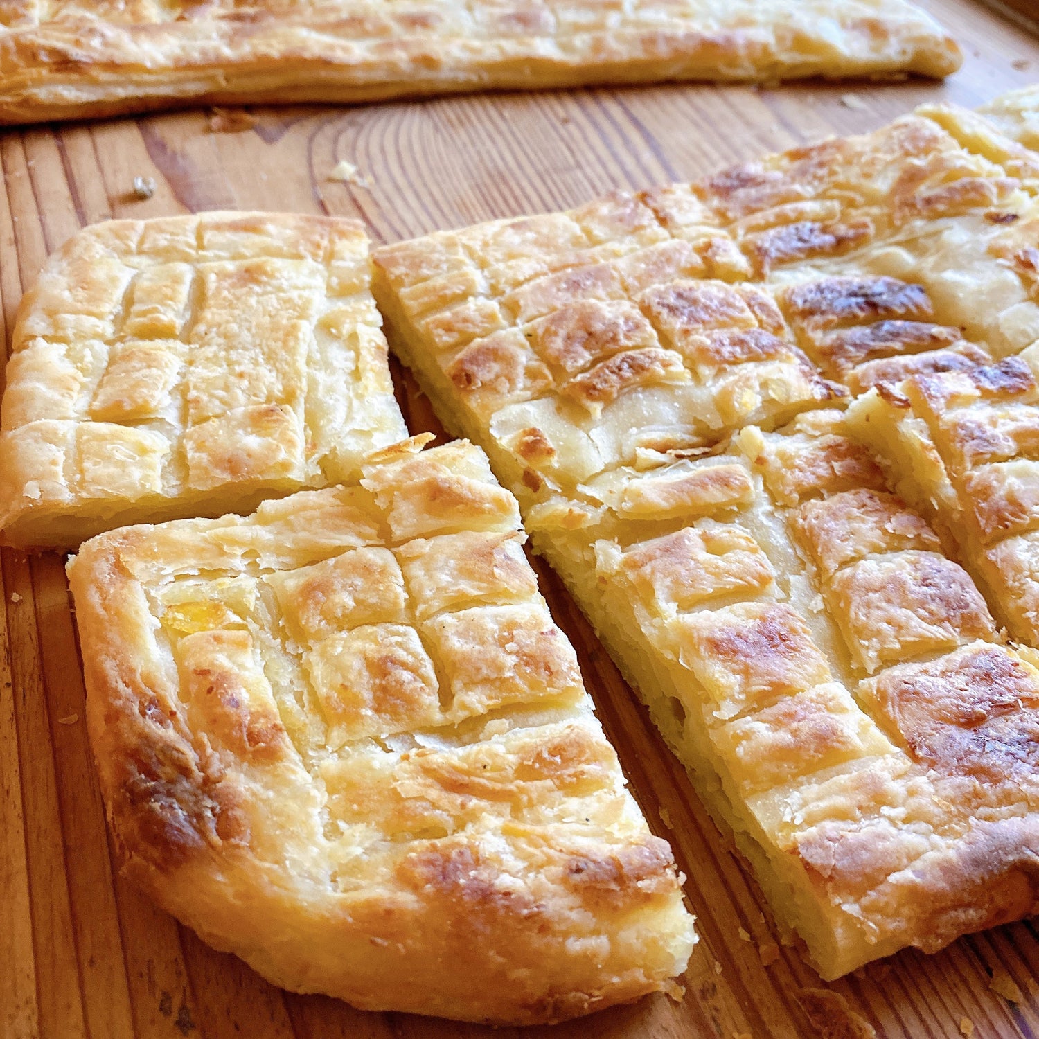 Rezept: Ungarischer Kartoffel-Fladen (Rongyos Pogácsa)