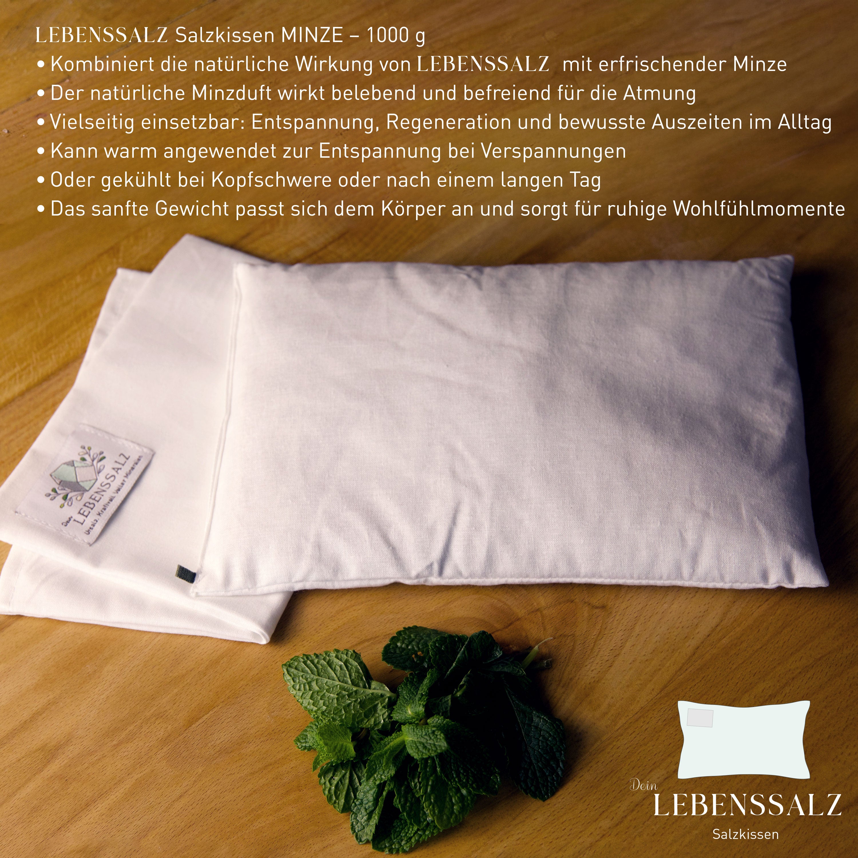 Dein Lebenssalz Kissen - 2er Set (nach Wahl)